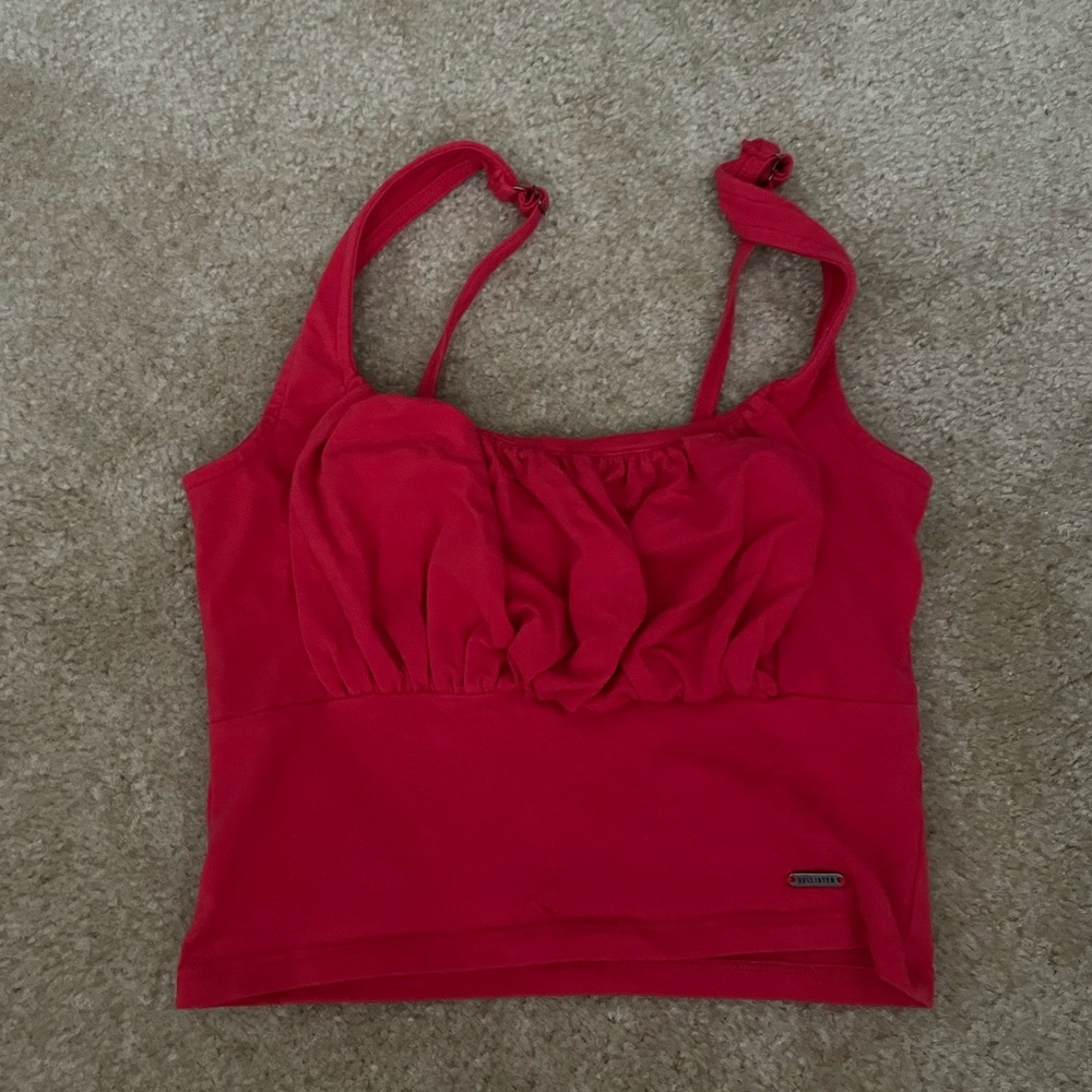 Red Hollister Tank